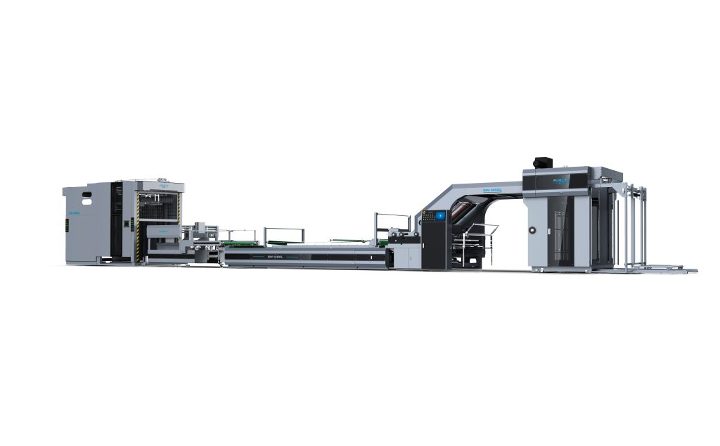 High speed flute laminator with flip flop stacker